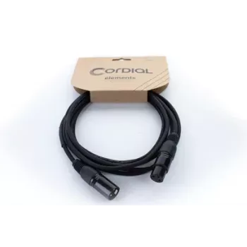 Cable de conexión XLR Cordial ED 2 FM 2 m negro (14900)