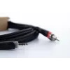Cable adaptador en Y de audio Cordial 14854 jack de 3,5mm a 2x RCA 1m negro
