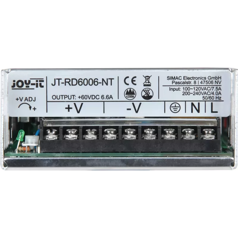 JOY-IT RD6006 NT - fuente de alimentación conmutada cerrada 400W 60V 6,6A jt-rd6006-nt