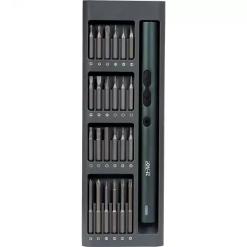 JOY-IT WE-0002 set de destornilladores de precisión eléctricos de 62 piezas con estuche magnético