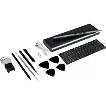 JOY-IT WE-0002 set de destornilladores de precisión eléctricos de 62 piezas con estuche magnético