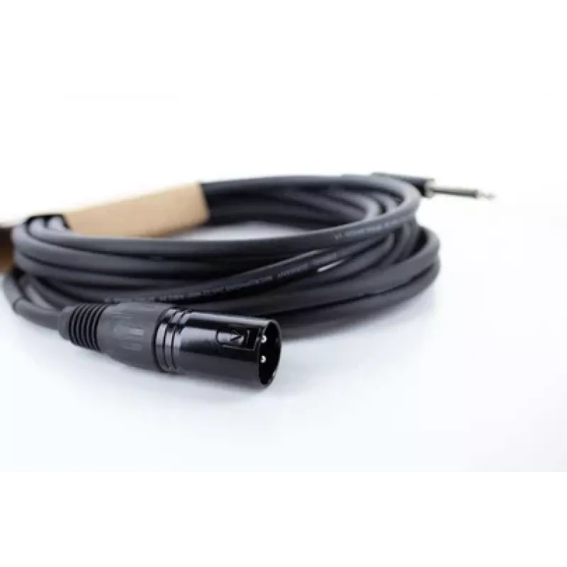Cable de audio Cordial EM 10 MP XLR a jack mono 6,3 mm, 10 m, negro, 14754
