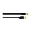 Cable de parcheo Cordial 15537 CAT 5e S/UTP, RJ45, 3 m, funda de PUR negra