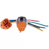 JOY-IT BUTTON22A-L-RD interruptor pulsador con enclavamiento, 250 V AC, 3 A, SPST-NO, rojo, IP67, IK10