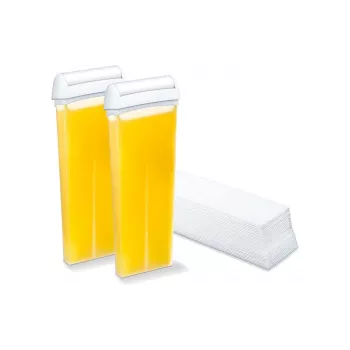 Beurer HL 40 cartucho de recambio de cera caliente – 50 ml roll-on a base de cera de abejas HL041
