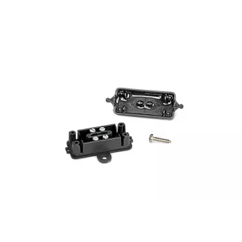 HellermannTyton 435-01650 HelaCon Easy conector push-in de 5 polos, negro, 0,5-2,5mm², 24A, 450V, libre de halógenos