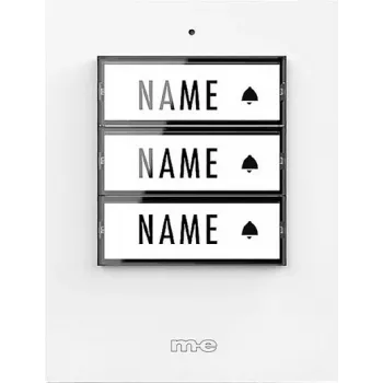 M-E MODERN-ELECTRONICS 41358 Emisor de timbre inalámbrico con luz y placa de identificación