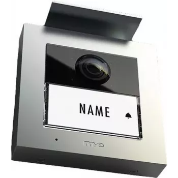m-e modern-electronics VS-21 S Vistasmart Videoportero unidad exterior, LAN/WLAN, plata 41362
