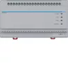 Hager RTD210X Conmutador de sistema de 2 hilos, 6 vías, para portero automático IP de Hager, carril DIN, 4 módulos, gris claro