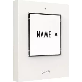 m-e modern-electronics 41356 Emisor de timbre inalámbrico, iluminado, con placa de identificación