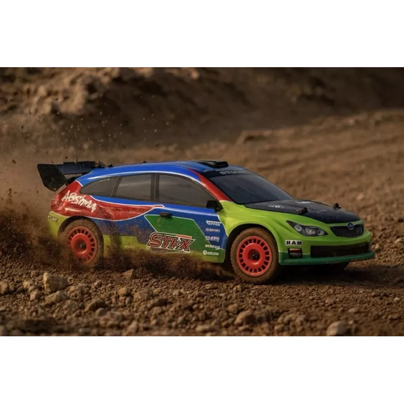 Absima 1:10 EP Rally STi-X Brushless 4WD RTR Coche RC con batería y cargador (12234)