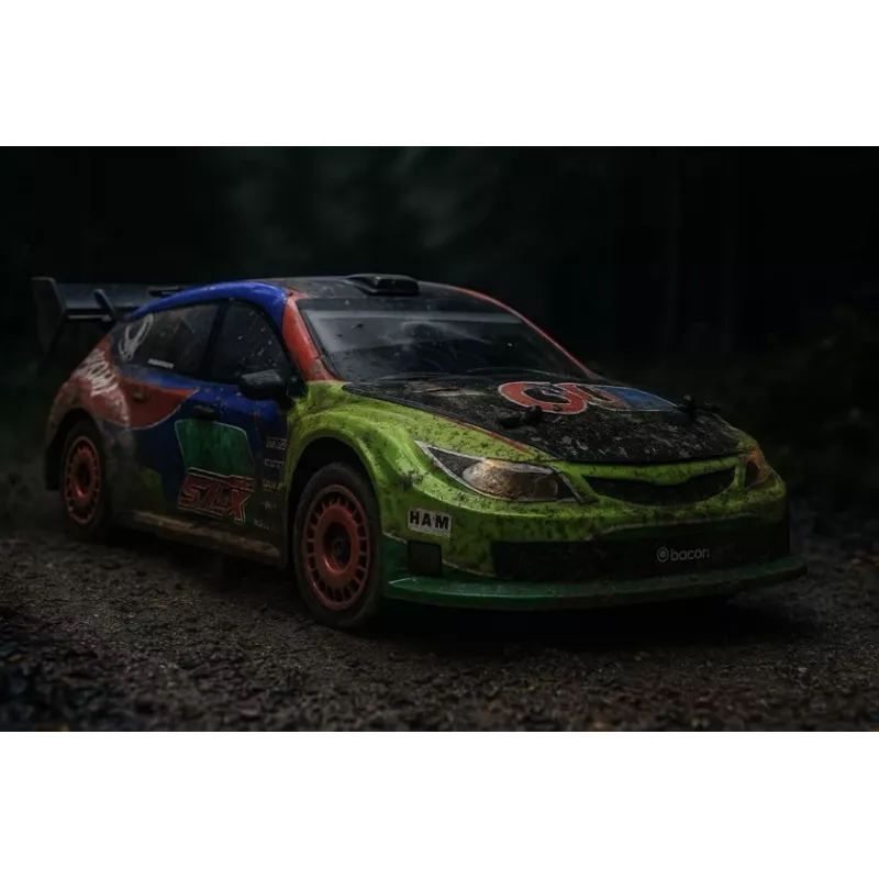 Absima 1:10 EP Rally STi-X Brushless 4WD RTR Coche RC con batería y cargador (12234)
