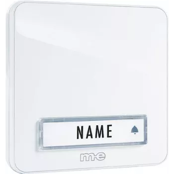 M-E MODERN-ELECTRONICS KTA-1 W Pulsador de timbre, superficie, blanco