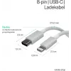 Flexline cable de carga USB-C a Lightning PD 2m blanco FL31-13053
