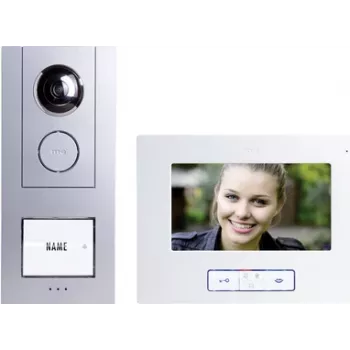 M-E MODERN-ELECTRONICS VISTUS VD ALU-6710 S sistema de videoportero cableado, plata 41174