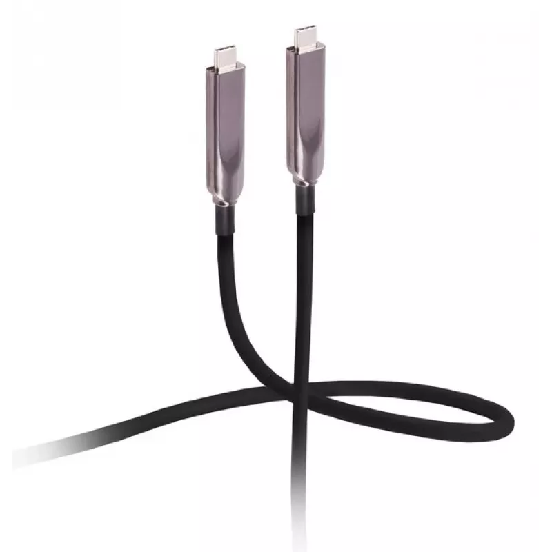 Flexline cable híbrido USB-C 3.2 Gen 2 8K 10Gbps 60W TPU 15m FL31-44081