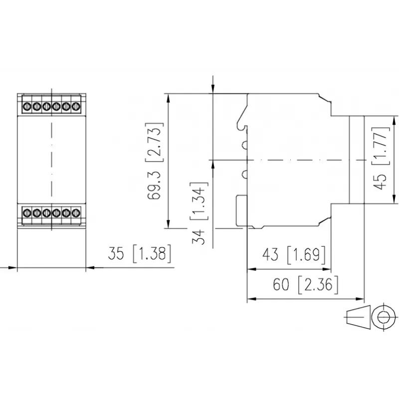 METZ CONNECT separador de potencial 230VAC 110502