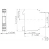 METZ CONNECT KRA-M6/21 módulo de relé de interfaz 24V AC/DC, 1 contacto CO, 6A, blanco 11061525
