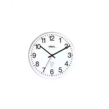PEWETA reloj de pared radiocontrolado plástico blanco 30 cm (51.130.311)