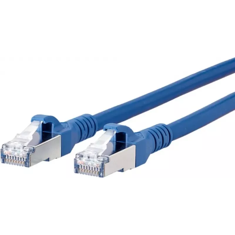 METZ BTR NETCOM cable de red RJ45 Cat 6A S/FTP, 7 m, azul, snagless 1308457044-E