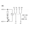 METZ CONNECT RM 21/21 módulo de relé de interfaz 230VAC con LED, 2 contactos conmutados, carril DIN 11050705