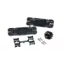 HellermannTyton 435-01652 conector de cable push-in, 3 polos, negro, 0,5-2,5mm², 450V, 24A, sin herramientas, EN 60998