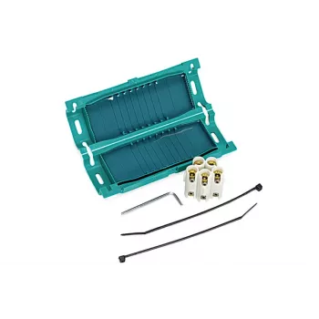 HellermannTyton 435-00655 soporte autoadhesivo para bridas, polipropileno verde, 69 x 40 mm, para bridas de hasta 9 mm, 1 ud.