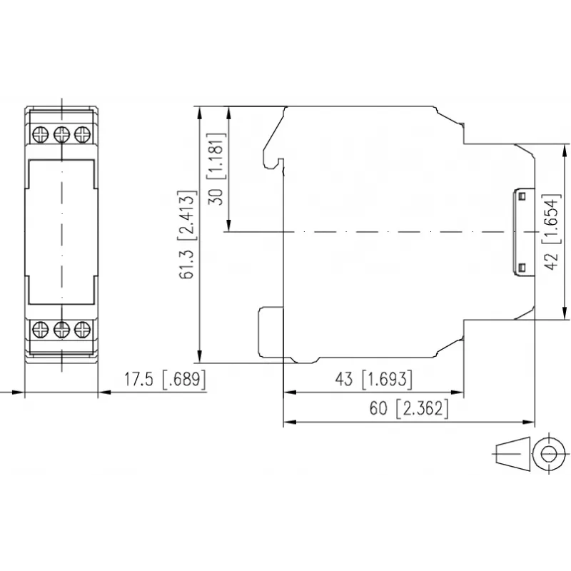 METZ CONNECT módulo de interfaz de 1 canal sin nivel de operación manual KRS-E06 (110655)