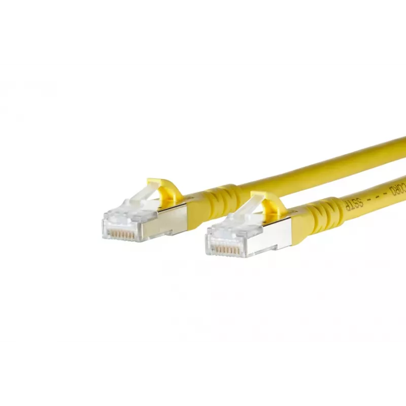 METZ CONNECT cable de parcheo Cat.6A S/FTP, RJ45 a RJ45, 0,75m, gris, 10GBase-T 130845B077-E