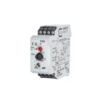 METZ CONNECT 110666 relé de potencia blanco DPDT 24V DC 8A montaje PCB