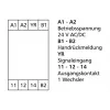 METZ CONNECT 110666 relé de potencia blanco DPDT 24V DC 8A montaje PCB