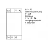 METZ CONNECT KRS-E08 3 módulo de relé de interfaz 24 V AC/DC, 1 conmutador, 8 A, carril DIN 110673