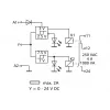 METZ CONNECT KRS-E08 3 módulo de relé de interfaz 24 V AC/DC, 1 conmutador, 8 A, carril DIN 110673