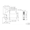 METZ CONNECT 11051005 módulo keystone RJ45 Cat.6A apantallado, sin herramientas, negro/naranja