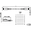 METZ CONNECT 1308451000-E Cable de conexión Cat.6A, RJ45 a RJ45, contactos dorados, 10GBase-T