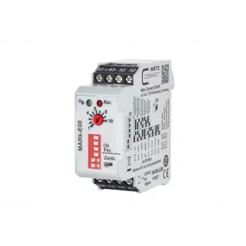METZ CONNECT 110657 relé de potencia blanco 24V AC/DC 2 CO 16A carril DIN
