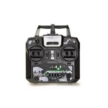 Absima SR4S emisora de stick 4 canales 2,4 GHz con receptor, negra