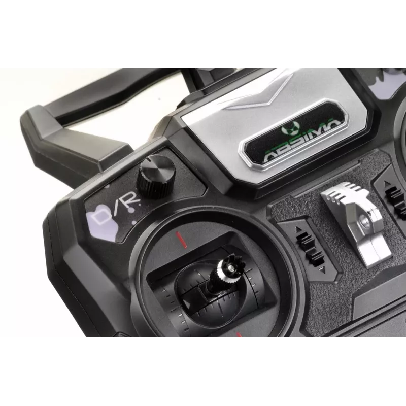 Absima SR4S emisora de stick 4 canales 2,4 GHz con receptor, negra