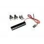 Absima 2320140 barra de luz LED 55 mm 5–7,4 V aluminio para modelos RC
