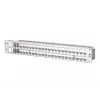 METZ CONNECT 130924-00-E MPP48 Panel de parcheo de 48 puertos, acero inoxidable, 1,5U, sin equipar