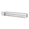 METZ CONNECT 130924-00-E MPP48 Panel de parcheo de 48 puertos, acero inoxidable, 1,5U, sin equipar
