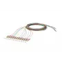 METZ CONNECT 150N1JO0020E Cable de parcheo de fibra óptica multimodo OM4, 12x LC dúplex, 2 m, núcleo de 50 µm, multicolor