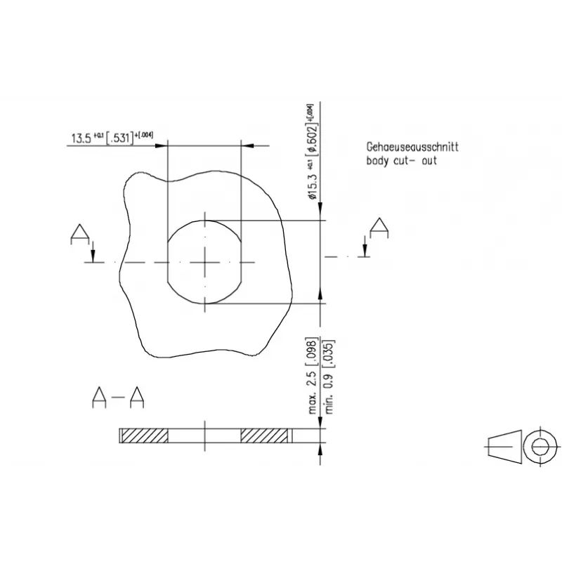 METZ CONNECT M12 BU8 371 - Toma empotrable M12, 8 polos, codificación A, conector hembra, montaje posterior, pines de soldadura, IP67