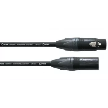 Cordial CPM 3 FM cable de micrófono XLR 3m negro 11037