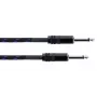 Cordial 14770 cable de audio jack mono 6,3 mm TS a 6,3 mm TS 5 m negro/azul textil