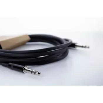 Cordial 14817 cable de audio 6,3 mm TRS a 6,3 mm TRS 3 m negro PVC par trenzado