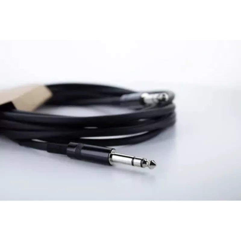 Cordial 14817 cable de audio 6,3 mm TRS a 6,3 mm TRS 3 m negro PVC par trenzado