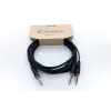 Cordial 14876 cable adaptador en Y de audio 6,3 mm jack estéreo a 2x 6,3 mm jack mono 1 m negro
