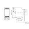 METZ Connect relé de vigilancia de fases 3x 200-480 V AC, 2 contactos conmutados, carril DIN 11027170