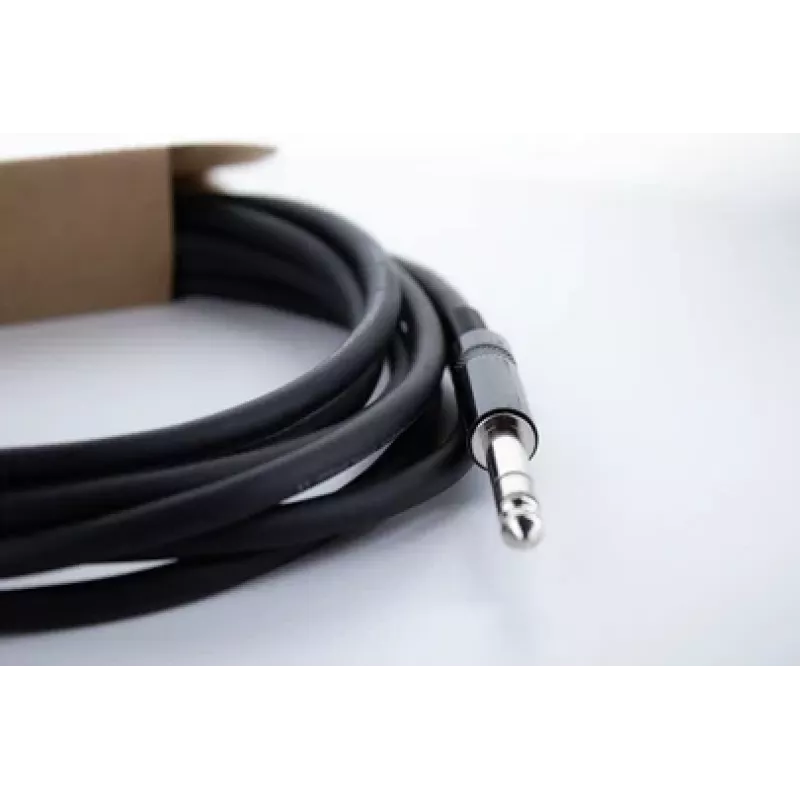 Cable de audio Cordial EM 1.5 MV XLR a jack TRS 6,3mm 1,5m negro 14811